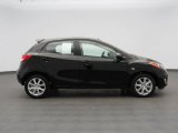 Brilliant Black Mazda MAZDA2 in 2012