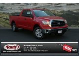 Radiant Red Toyota Tundra in 2013