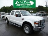 2010 Oxford White Ford F250 Super Duty Lariat Crew Cab 4x4 #83263716