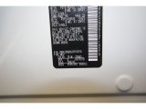 2012 QX Color Code for Moonlight White - Color Code: QAA