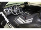 2010 Ford Mustang Shelby GT500 Coupe Charcoal Black/White Interior