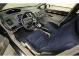 2008 Honda Civic Hybrid Sedan Blue Interior