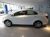 Summit White Chevrolet Sonic in 2013