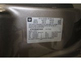 2012 GMC Sierra 1500 SLE Regular Cab Info Tag