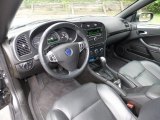 2009 Saab 9-3 2.0T Convertible Black Interior