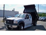 2006 Oxford White Ford F550 Super Duty XL SuperCab Chassis 4x4 Dump Truck #83316444