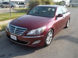 2013 Cabernet Red Pearl Hyundai Genesis 3.8 Sedan #83316438