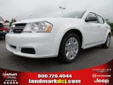 2013 New Bright White Dodge Avenger SE V6 #83316507