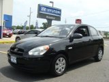 2007 Ebony Black Hyundai Accent GS Coupe #83316967