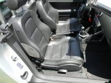 2004 Audi TT 1.8T quattro Roadster Ebony Interior