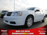 2013 New Bright White Dodge Avenger SE V6 #83377676