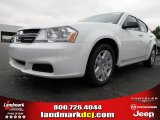 2013 New Bright White Dodge Avenger SE V6 #83377663