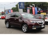 2010 Dark Cherry Pearl Acura MDX Technology #83377275