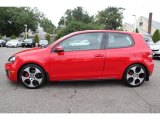 Tornado Red Volkswagen GTI in 2012