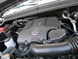 2013 Nissan Titan SV Heavy Metal Chrome Edition Crew Cab 5.6 Liter Flex-Fuel DOHC 32-Valve CVTCS V8 Engine