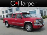 2006 Fire Red GMC Sierra 1500 SLE Extended Cab 4x4 #83377066