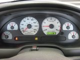 2001 Ford Mustang Cobra Coupe Gauges