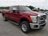 2013 Ford F250 Super Duty XLT SuperCab 4x4 Front 3/4 View