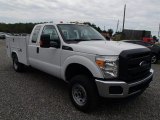 2013 Ford F250 Super Duty XL SuperCab 4x4 Utility Front 3/4 View