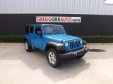 2012 Cosmos Blue Jeep Wrangler Unlimited Sport S 4x4 #83378293