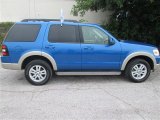 Blue Flame Metallic Ford Explorer in 2010