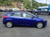 2013 Blue Candy Ford Focus Titanium Hatchback #83484035