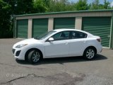 2010 Crystal White Pearl Mica Mazda MAZDA3 i Sport 4 Door #83483999