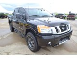 2013 Nissan Titan Pro-4X Crew Cab 4x4 Front 3/4 View