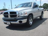 Bright Silver Metallic Dodge Ram 1500 in 2008