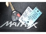 2013 Toyota Matrix L Keys