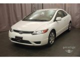 2007 Taffeta White Honda Civic LX Coupe #8340962