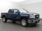 2014 Cobalt Blue Metallic GMC Sierra 1500 SLE Crew Cab #83500847