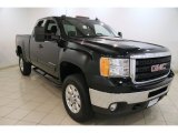 2011 Onyx Black GMC Sierra 2500HD SLE Extended Cab 4x4 #83499911