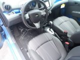 2014 Chevrolet Spark LT Silver/Blue Interior