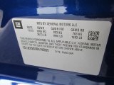 2013 Chevrolet Sonic LTZ Hatch Info Tag