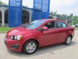 2013 Crystal Red Tintcoat Chevrolet Sonic LT Sedan #83623661