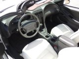 2004 Ford Mustang V6 Convertible Oxford White Interior