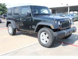 2012 Black Forest Green Pearl Jeep Wrangler Unlimited Sport 4x4 #83624071