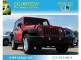 2011 Flame Red Jeep Wrangler Sport 4x4 #83666352