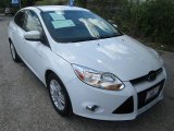 2012 Oxford White Ford Focus SEL Sedan #83666189