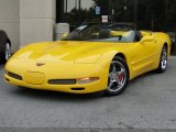 2004 Millenium Yellow Chevrolet Corvette Convertible #83666286