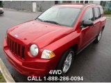 2008 Inferno Red Crystal Pearl Jeep Compass Sport 4x4 #83692832