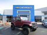 2010 Red Rock Crystal Pearl Jeep Wrangler Sahara 4x4 #83692719