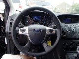 2014 Ford Focus S Sedan Steering Wheel