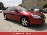 2003 Redondo Red Pearl Honda Accord EX Sedan #83724097