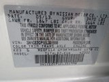 2014 Versa Note Color Code for Brilliant Silver - Color Code: K23