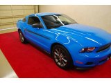 Grabber Blue Ford Mustang in 2012