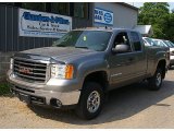 2008 Steel Gray Metallic GMC Sierra 2500HD SLE Extended Cab 4x4 #83724085