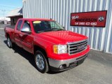 2012 Fire Red GMC Sierra 1500 SLE Extended Cab 4x4 #83724478