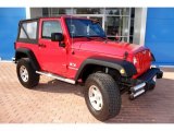 2008 Jeep Wrangler Flame Red